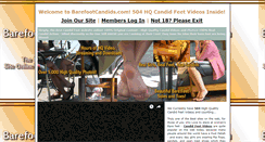 Desktop Screenshot of barefootcandids.com